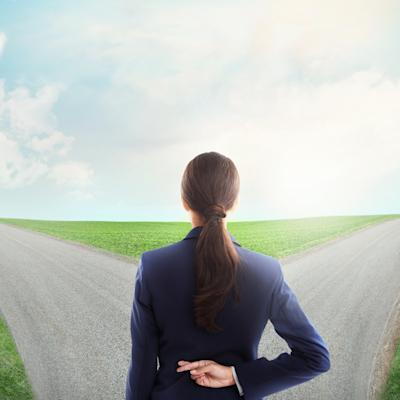 Person making a decision