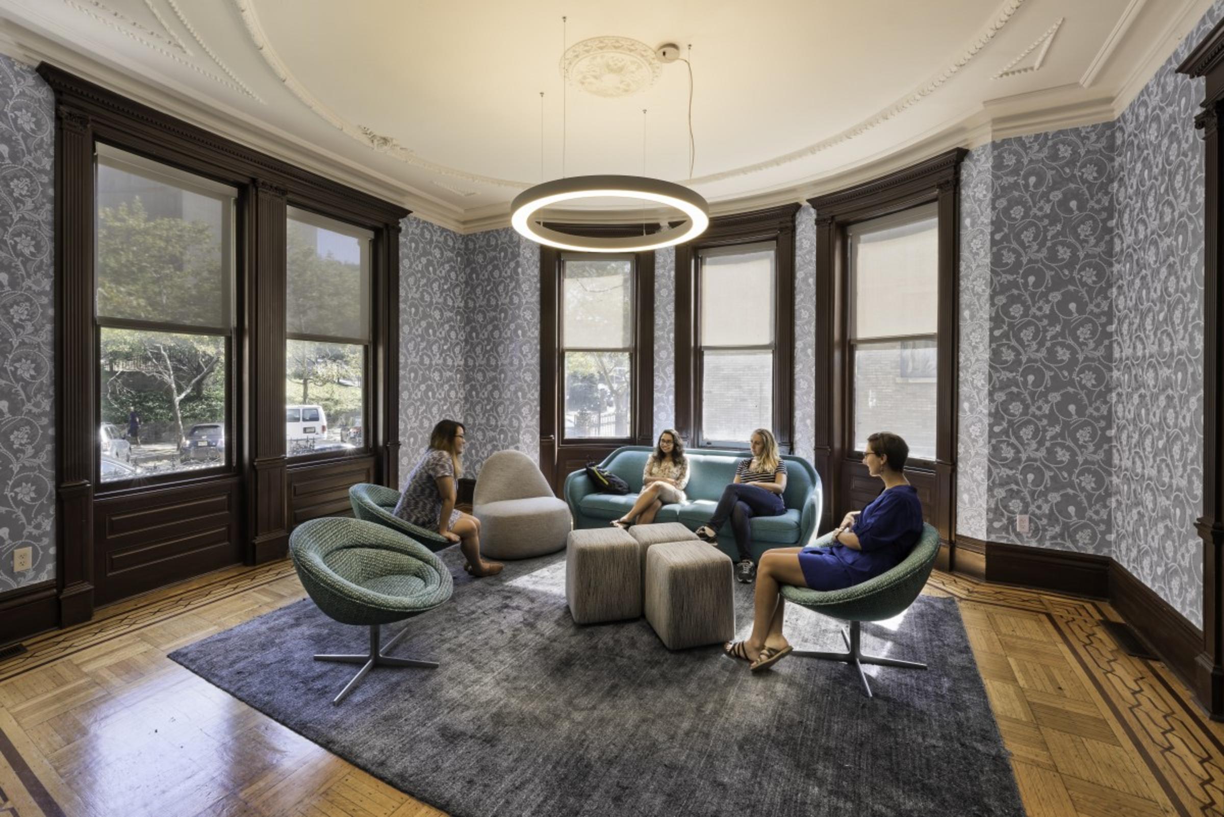 room with people sitting