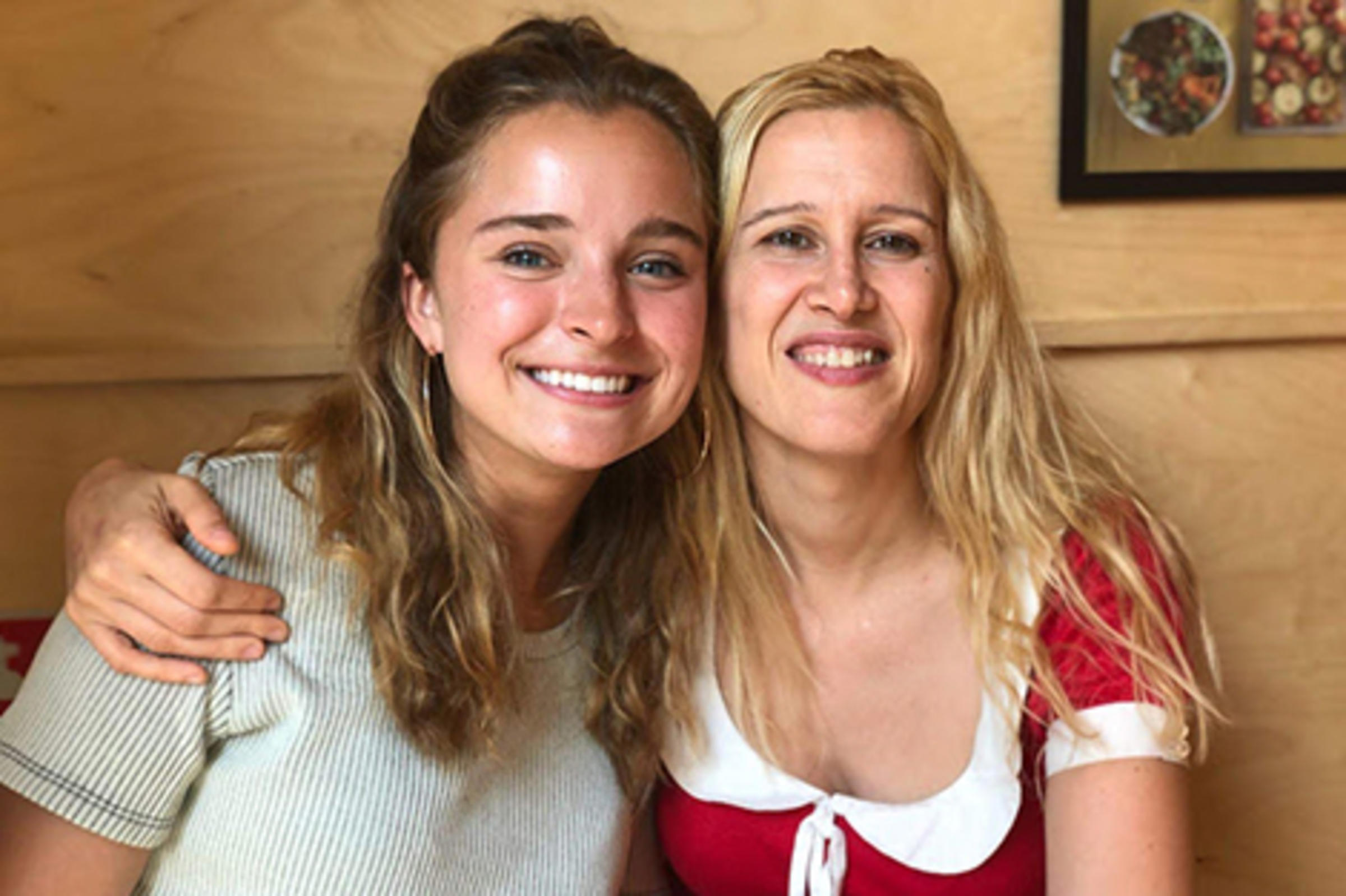 Stevens student Caitlin Haggerty with PiSlow Founder and CEO Maria Jose Gonzalez.