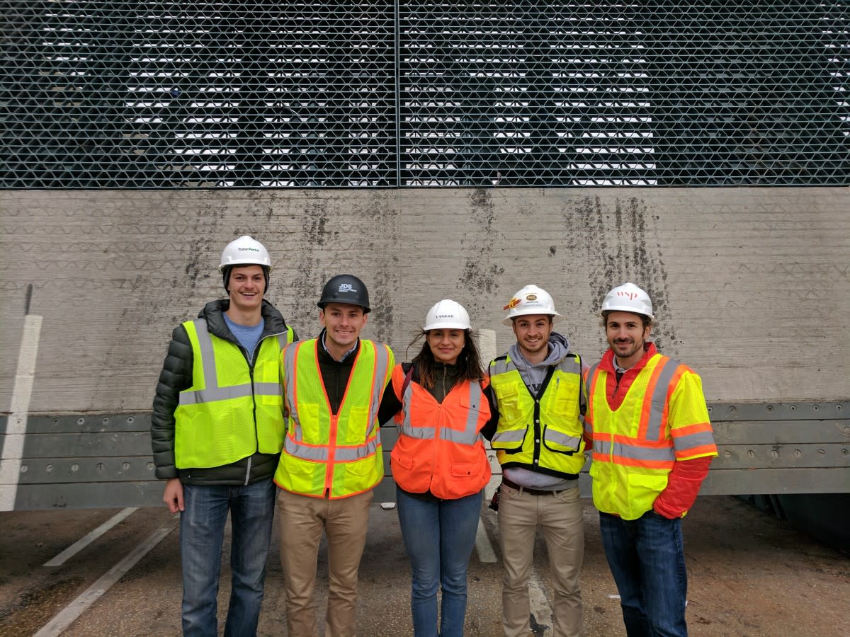 Bridgeworks team onsite at the bridge. 