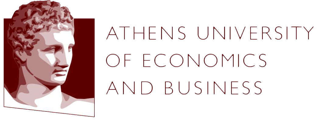 Athens University of Economics and Business AUEB horizontal logo
