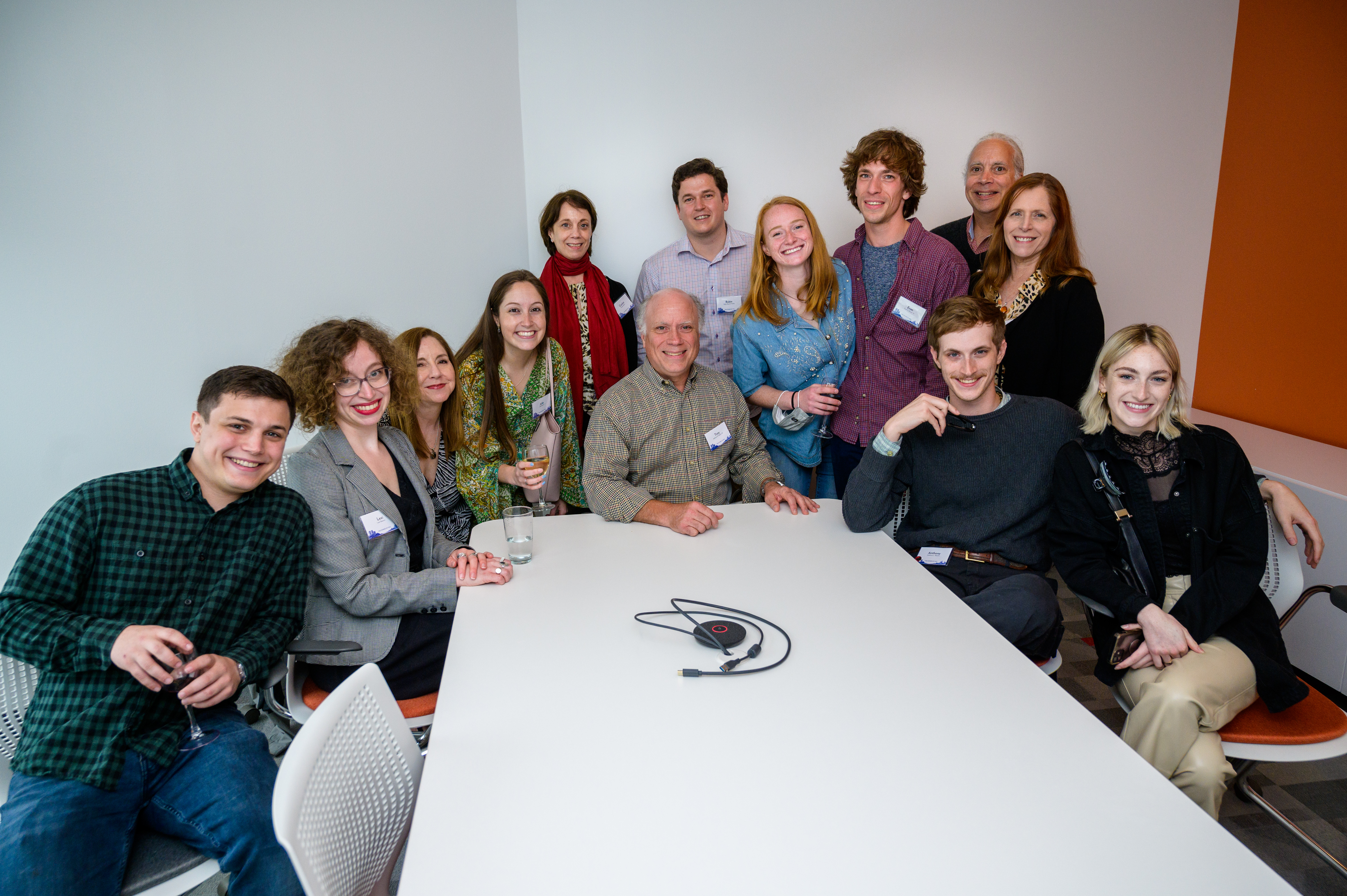 Tony Bazzini with group in conference room