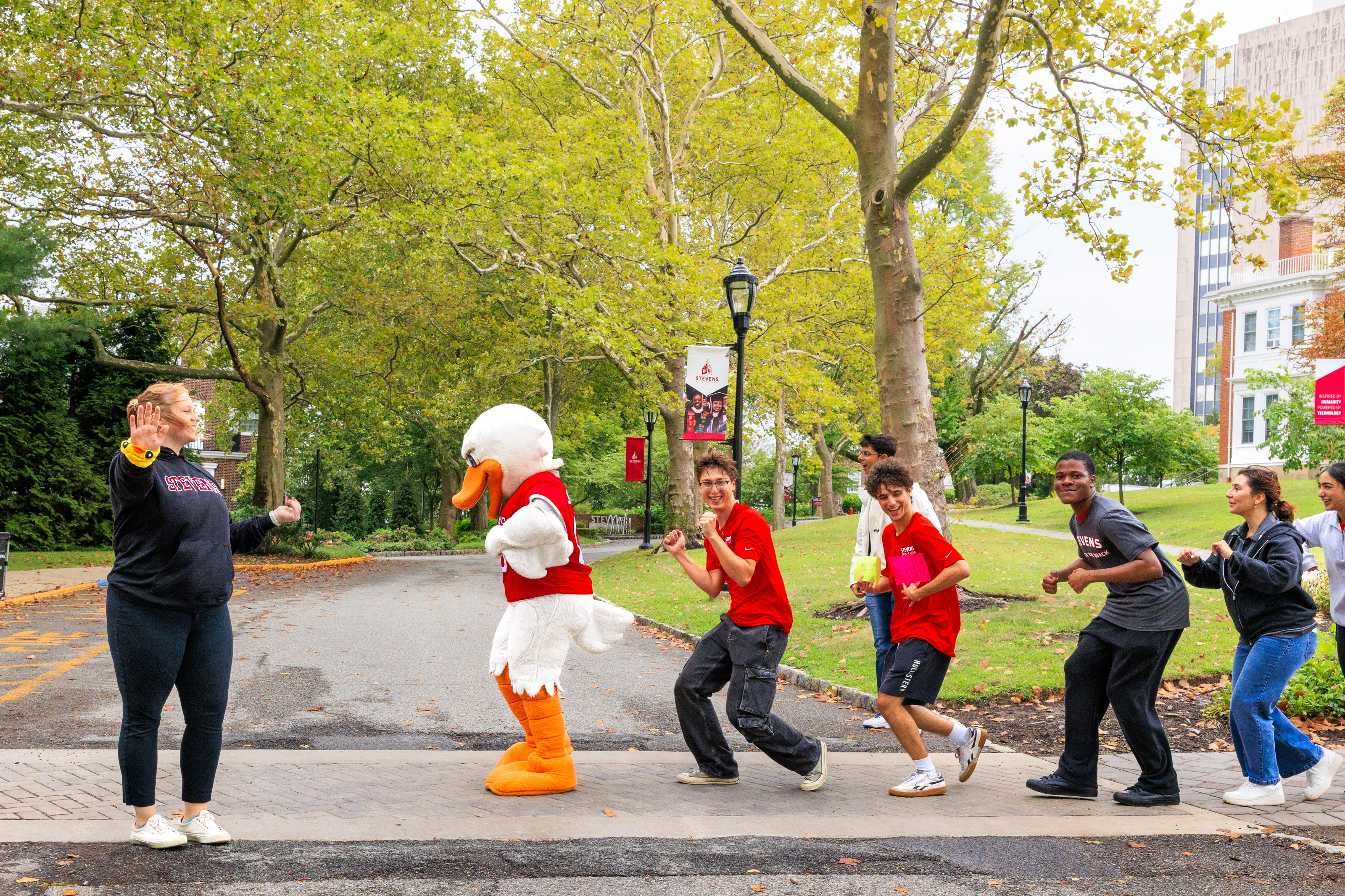 Duck crossing - new student move-in day 08.21.25