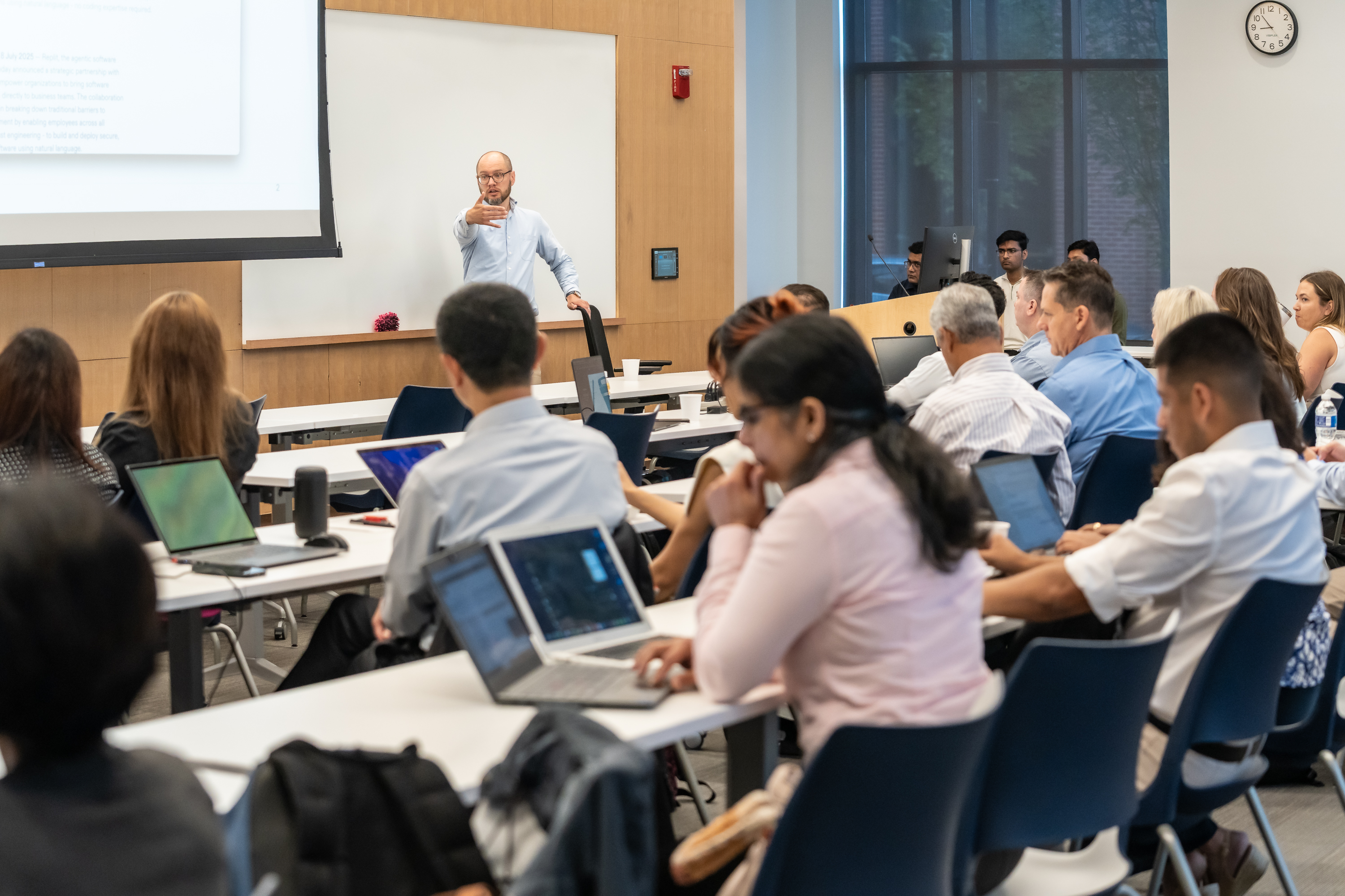 Corporate partnerships meeting at conference table