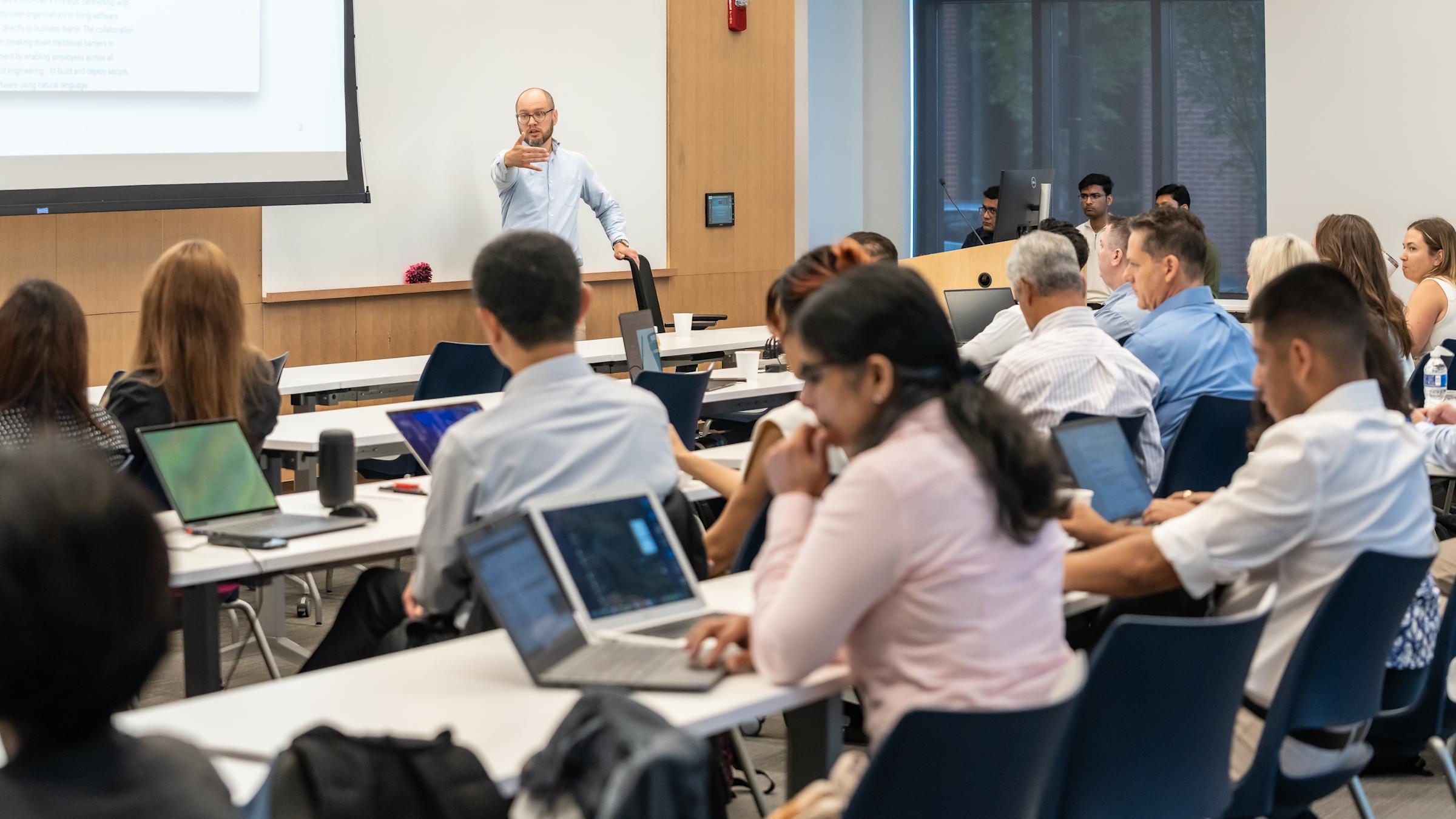 Corporate partnerships meeting at conference table