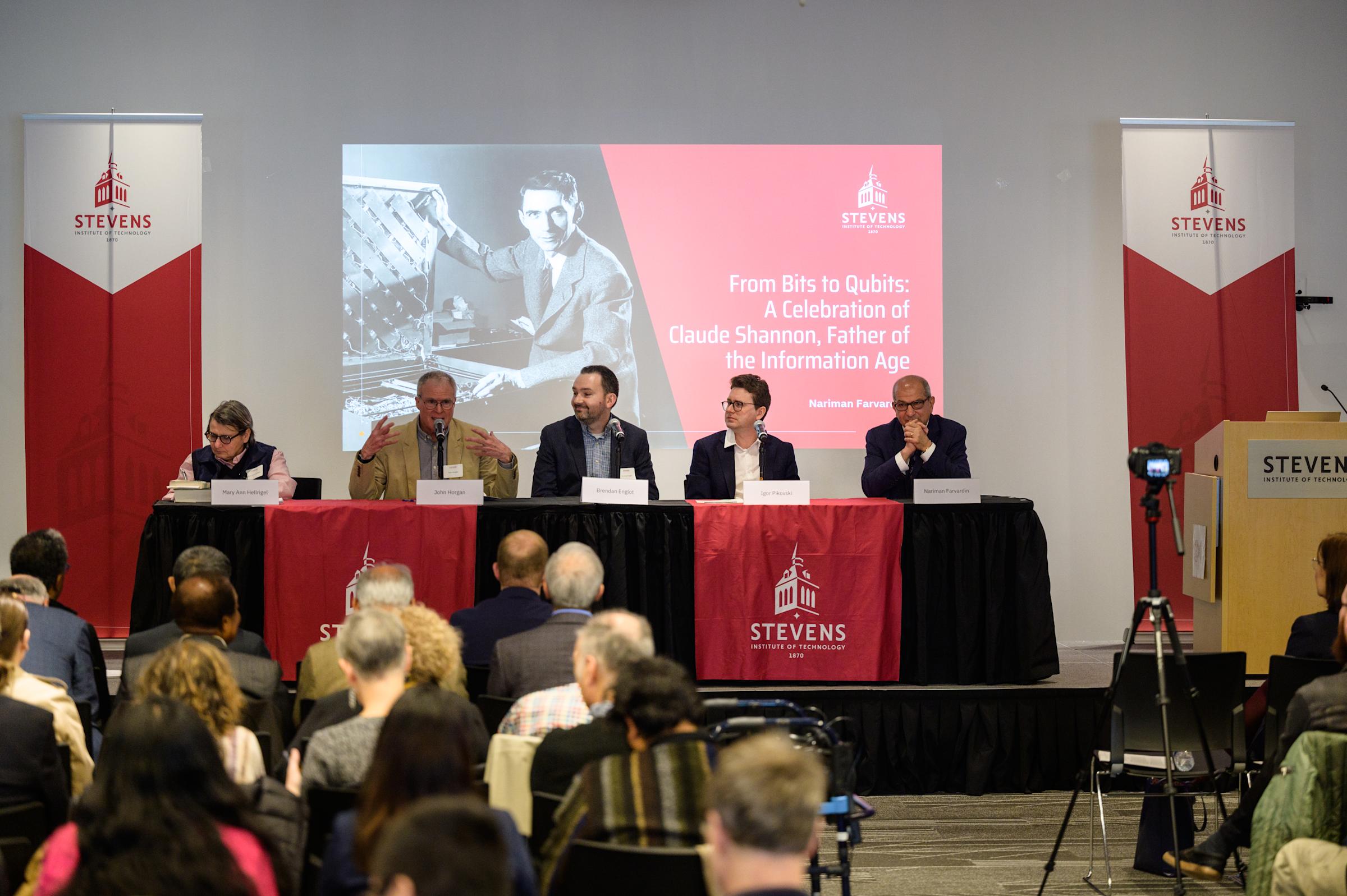 Claude Shannon event panel