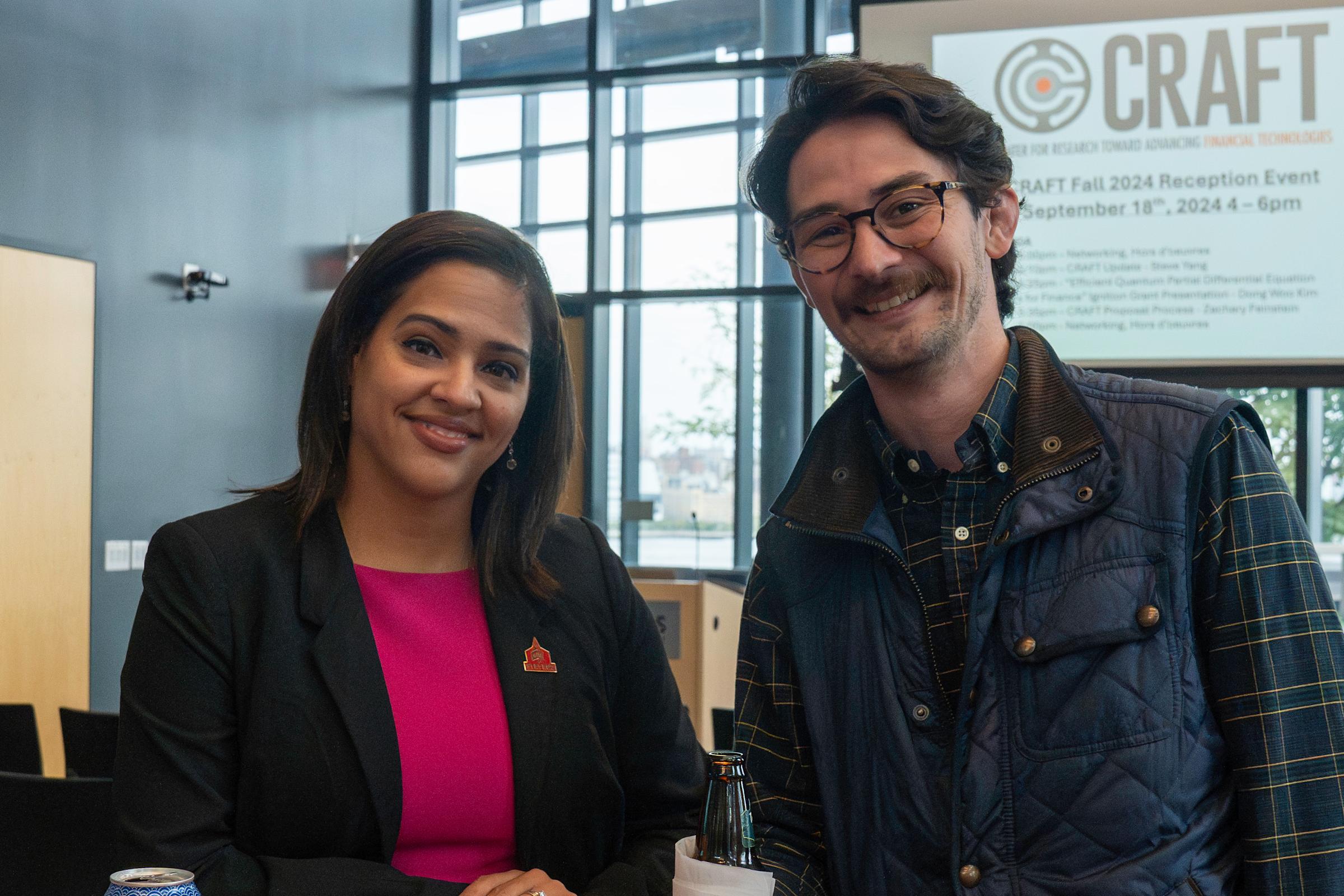 School of Business staff members at CRAFT Fall 2024 Reception