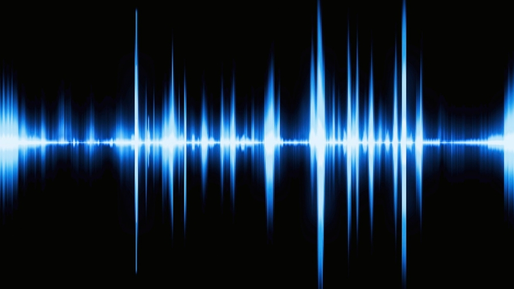 Sound waves.