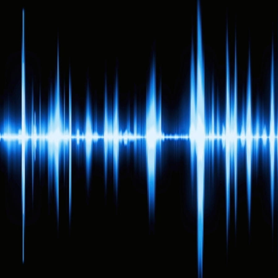 Sound waves.