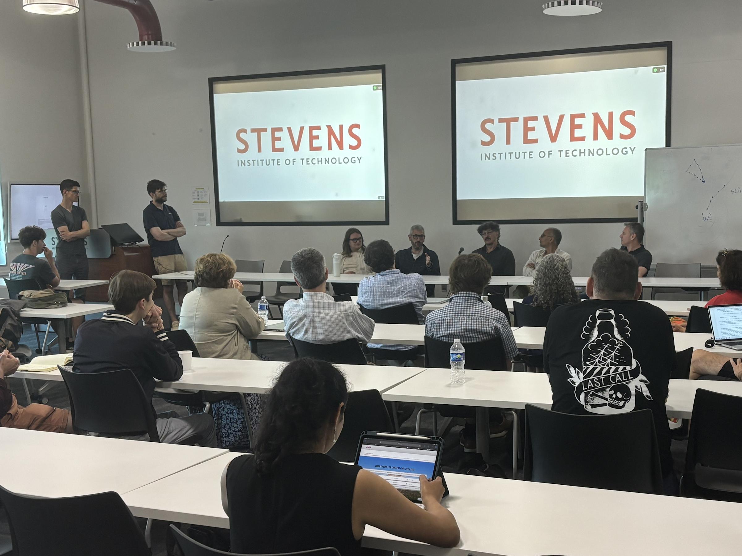 A photo of a presentation in front of a group of people at the 2025 GAGTA conference