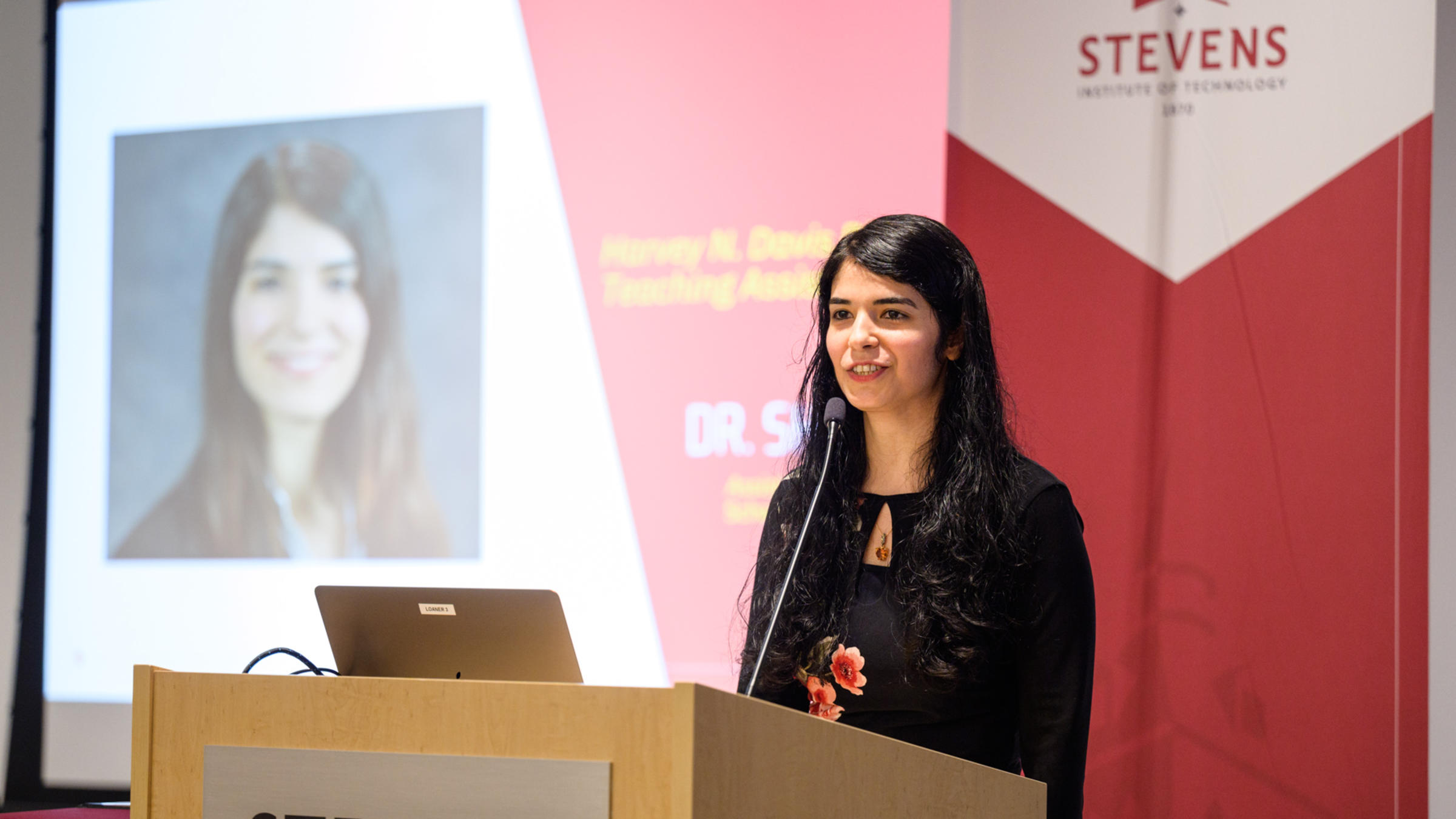 Faculty award honoree Shima Hajimirza