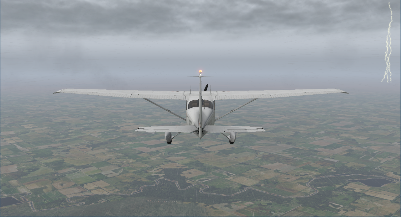 X-plane 11 program—a high-fidelity flight simulator—in loop with Jafarnejad Sani's control algorithm