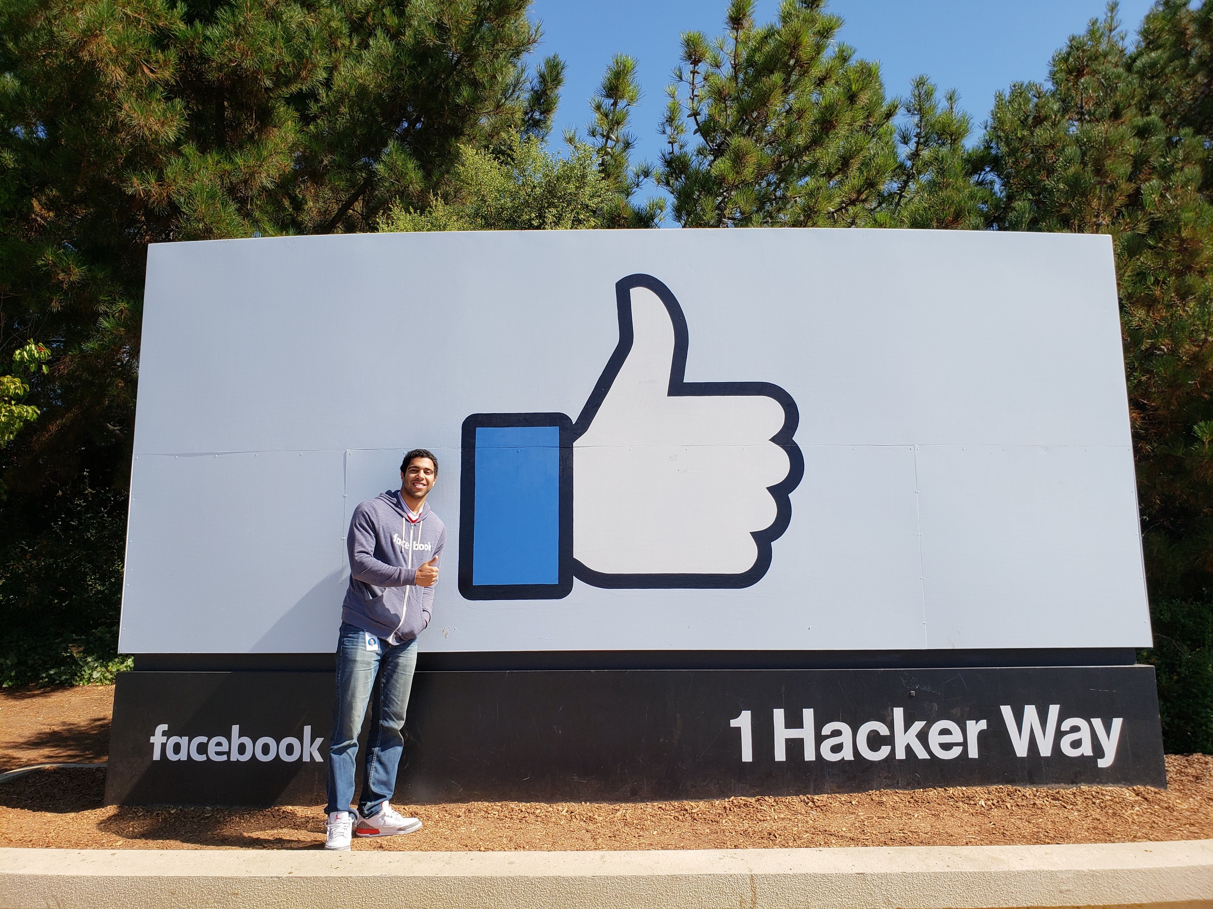 Stevens student Faris at Facebook Company