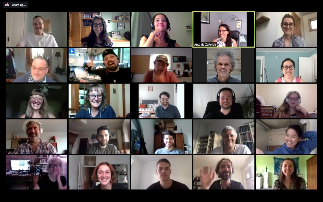 Screenshot from MOCO zoom event