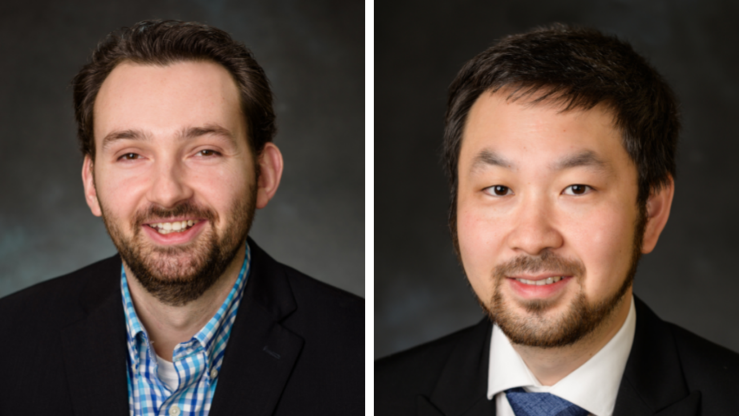 photos of Brendan Englot and Long Wang