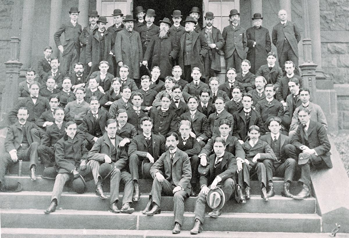 1899 yearbook group photo.