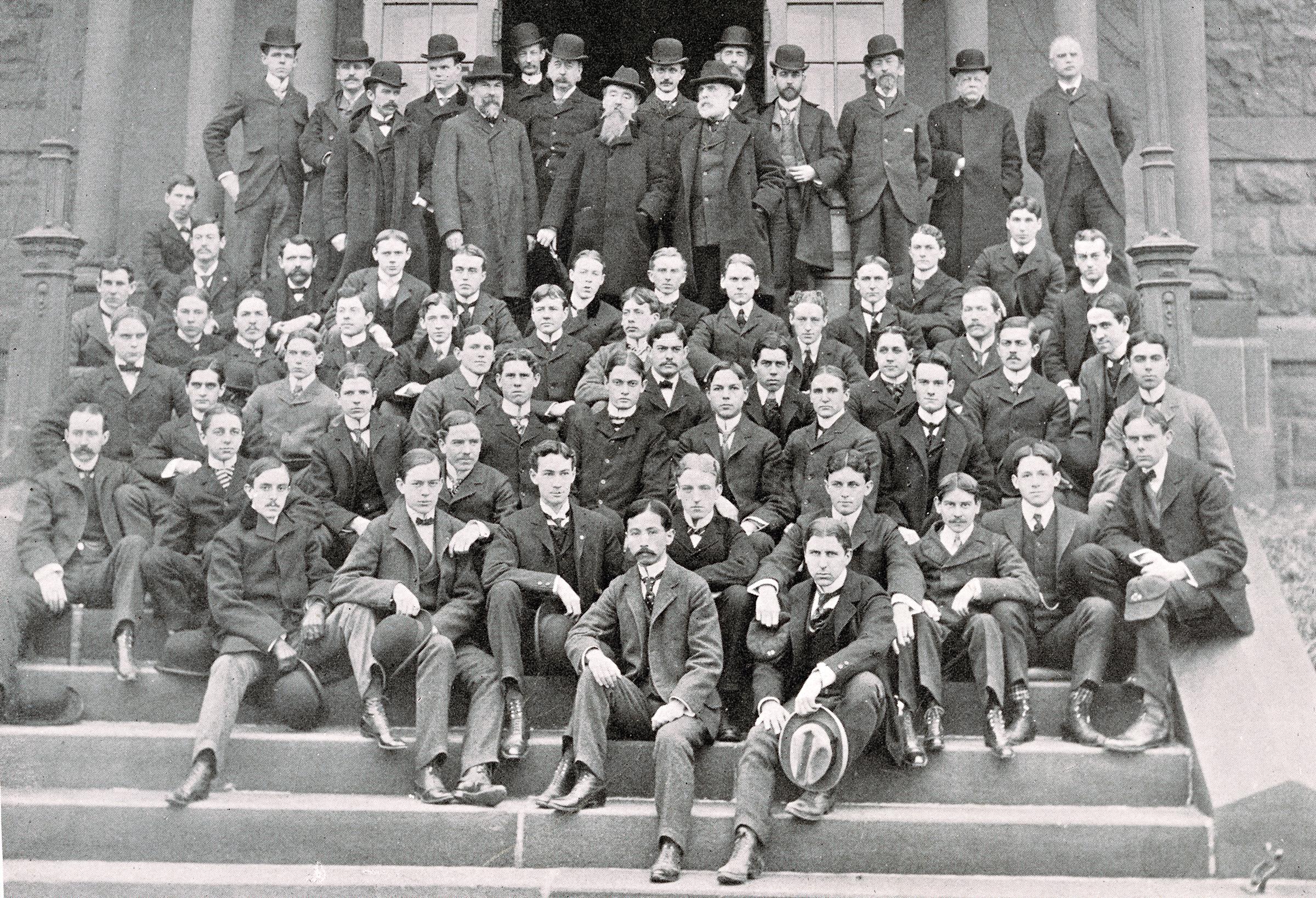 1899 yearbook group photo.