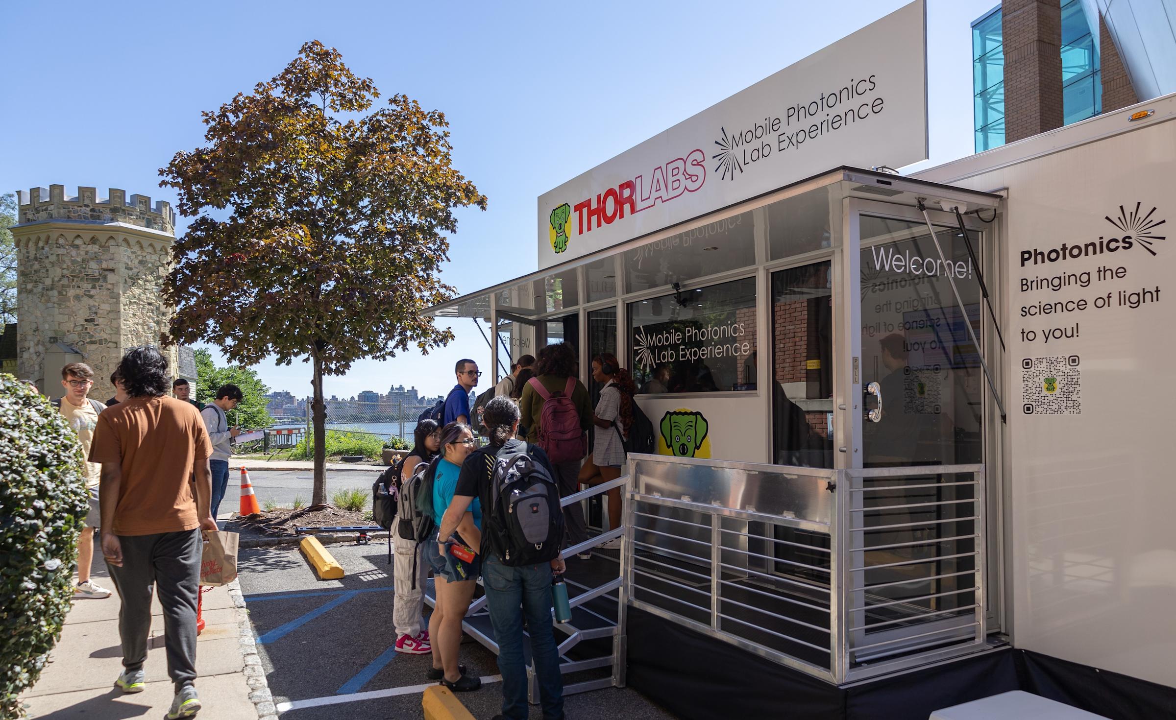  The Thorlabs Mobile Lab visited Stevens in September 2023