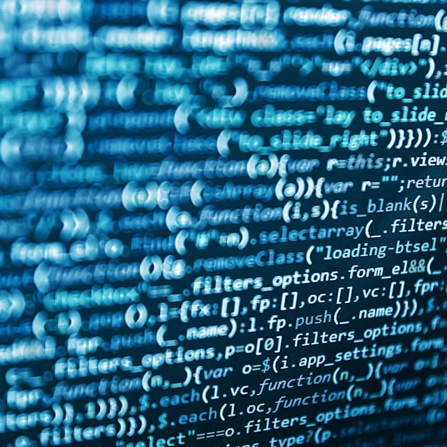 Abstract image of computer code