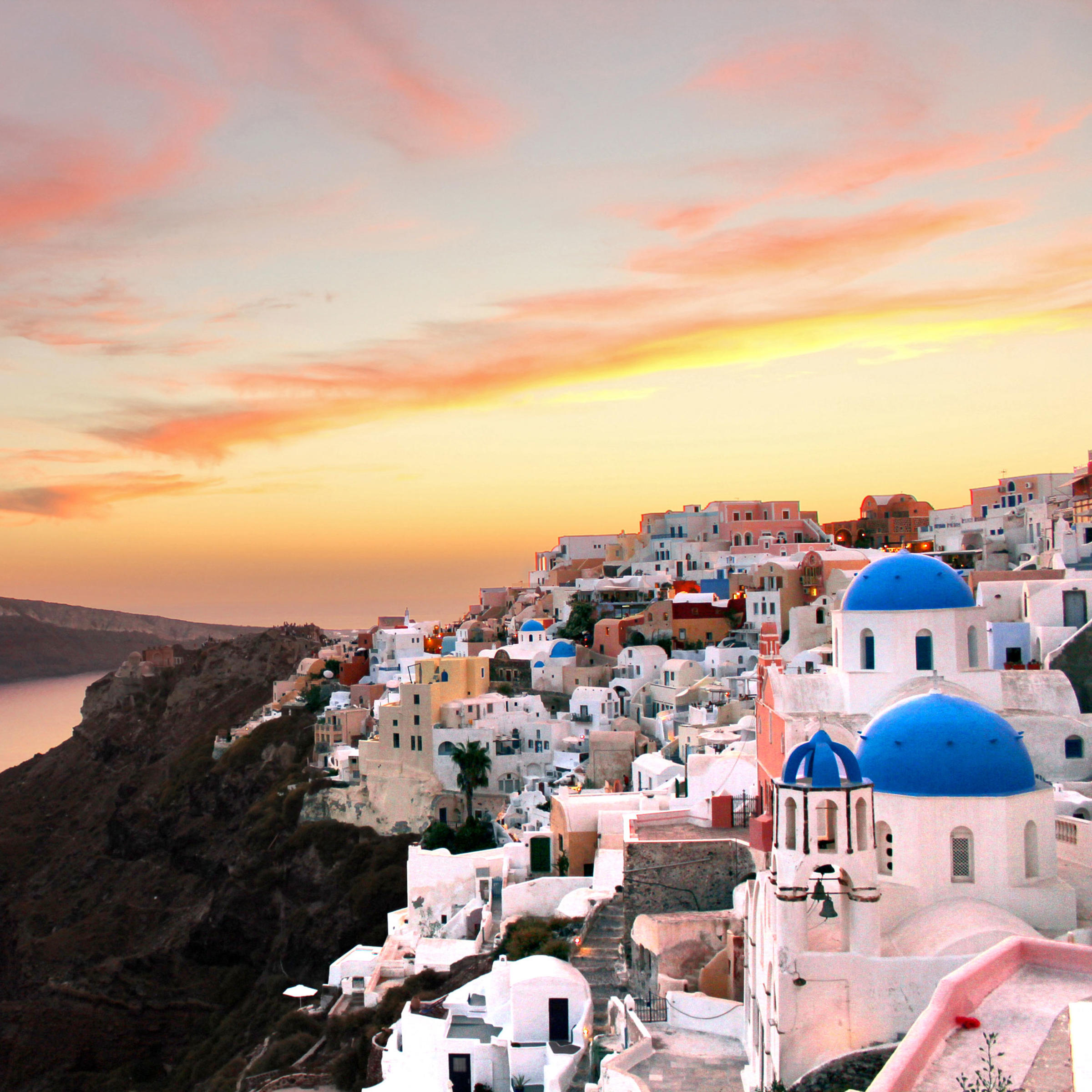 Greece overviewing sea