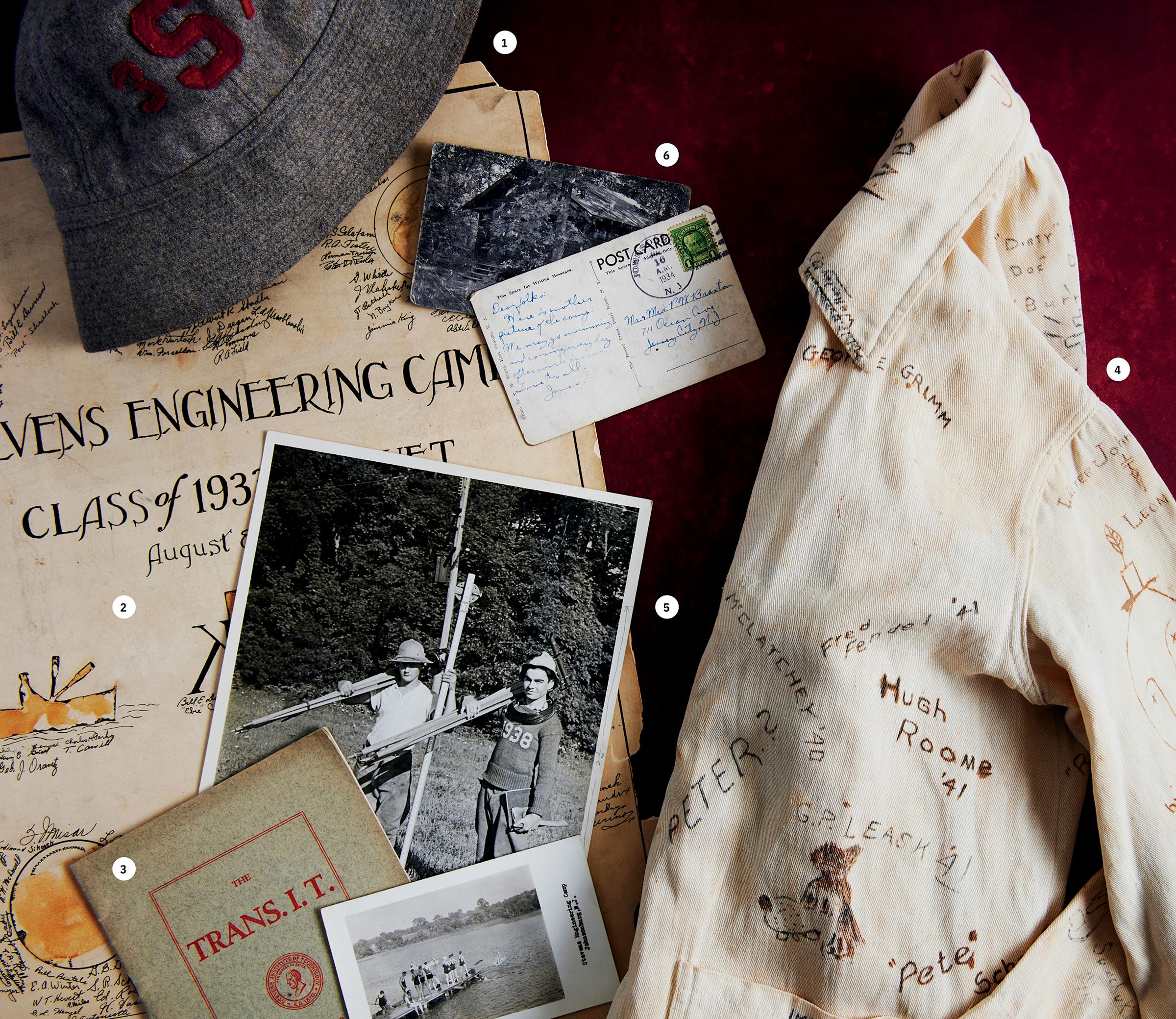 Collection of archive material, including postcards and photos from the early 20th century.