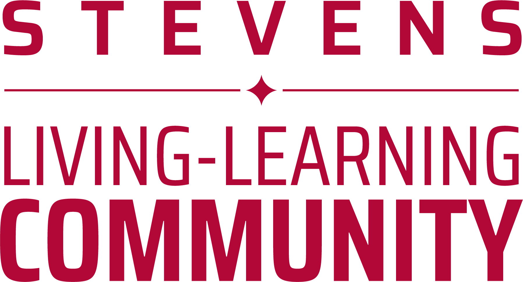Living Learning Community Logo in Red