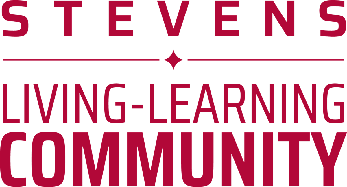 Living Learning Community Logo in Red