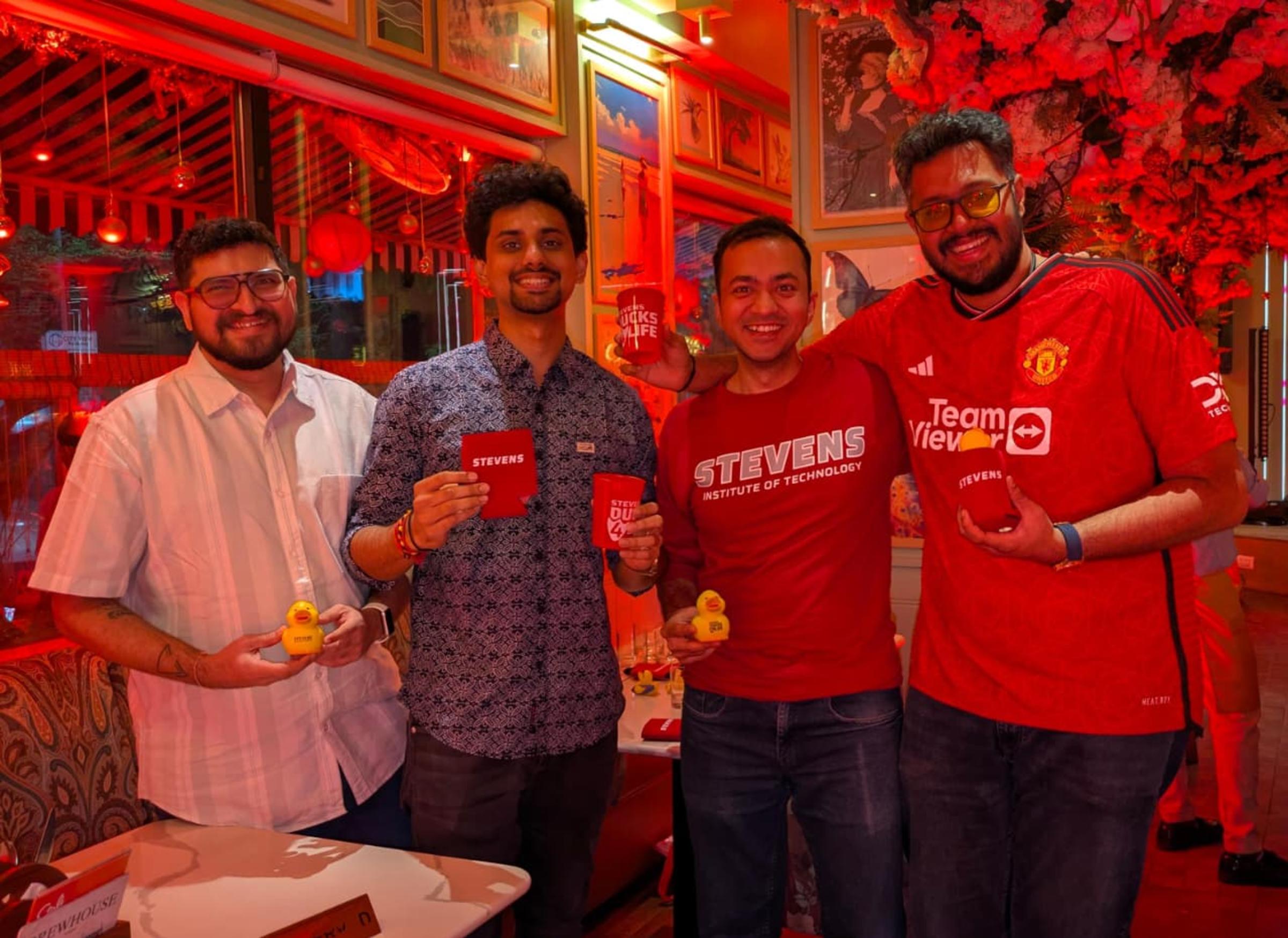 Members of the India Regional Network gather for an Alumni Holiday Gathering in 2025