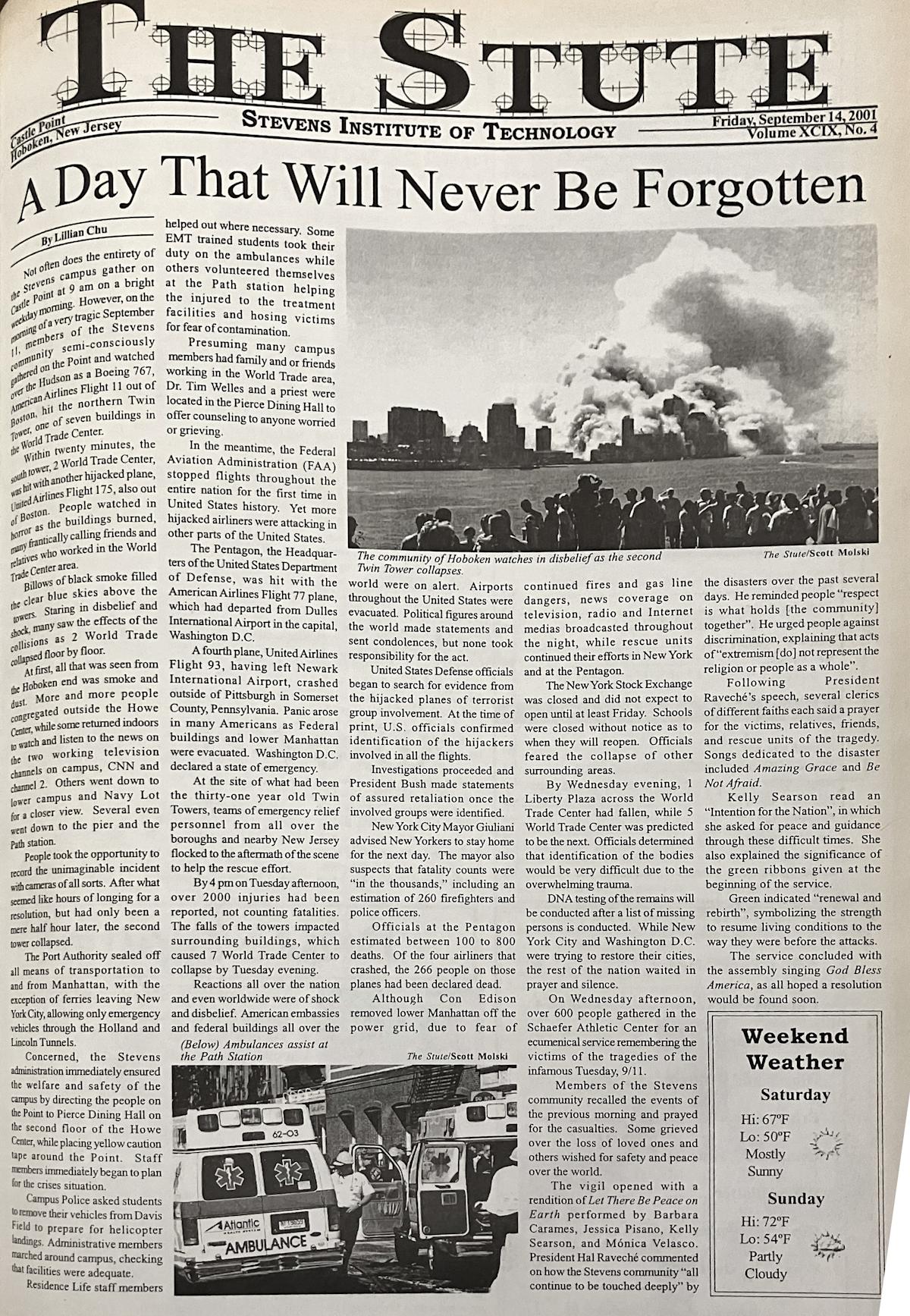 Cover of The Stute after 9/11