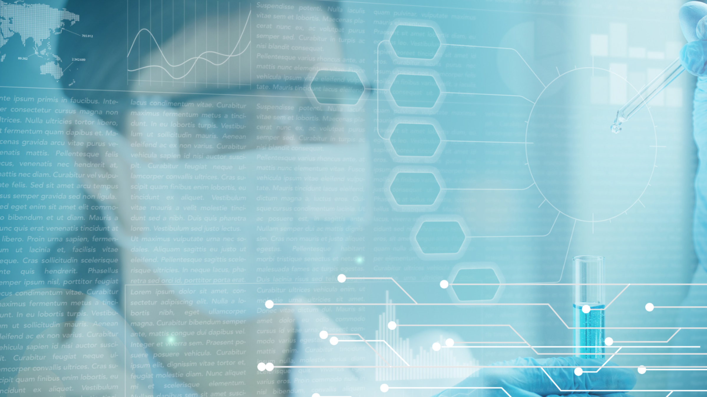 A scientist in pharmaceutical lab