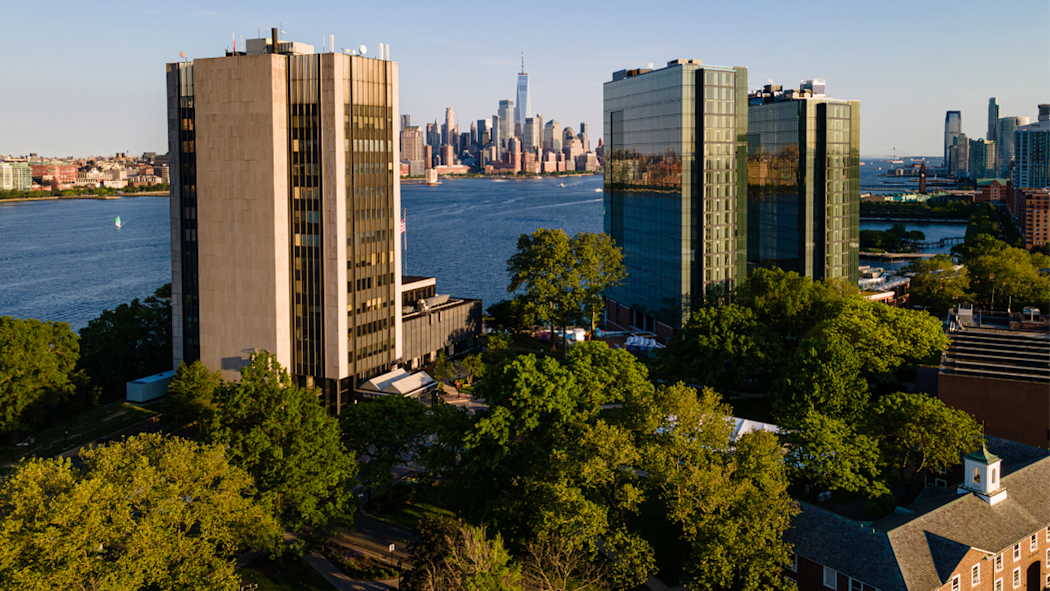 Stevens campus aerial photo