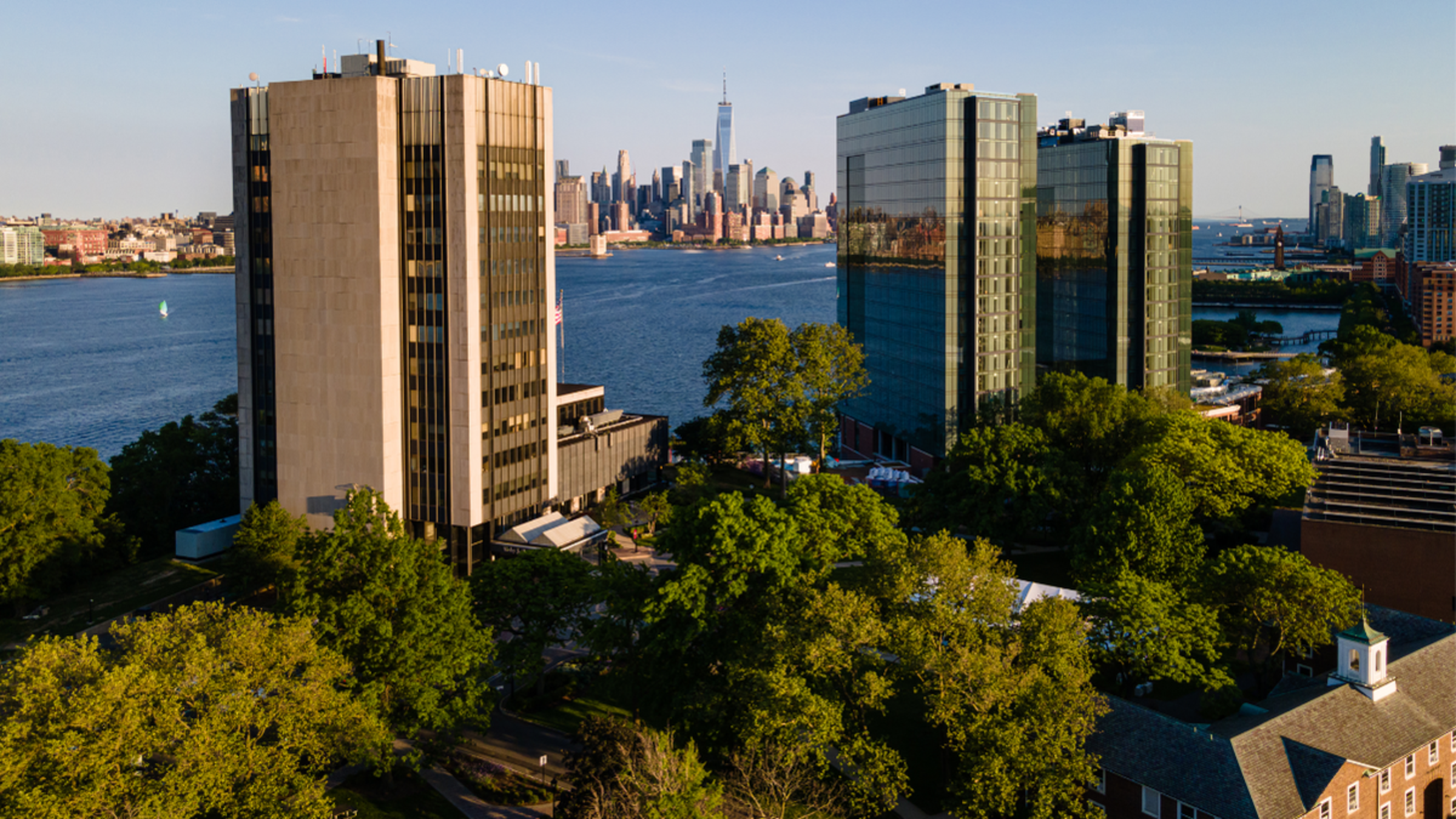 Stevens campus aerial photo