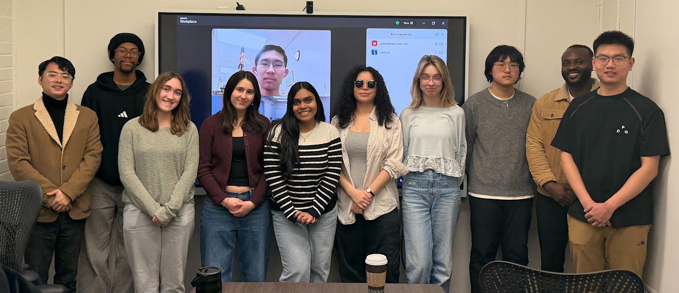 Emily Lossman (sixth from left) led the grand-prize-winning AquaEmpower team in the U.S. Department of Energy 2026 Marine Energy Collegiate Competition who she is posing with in the photo. 