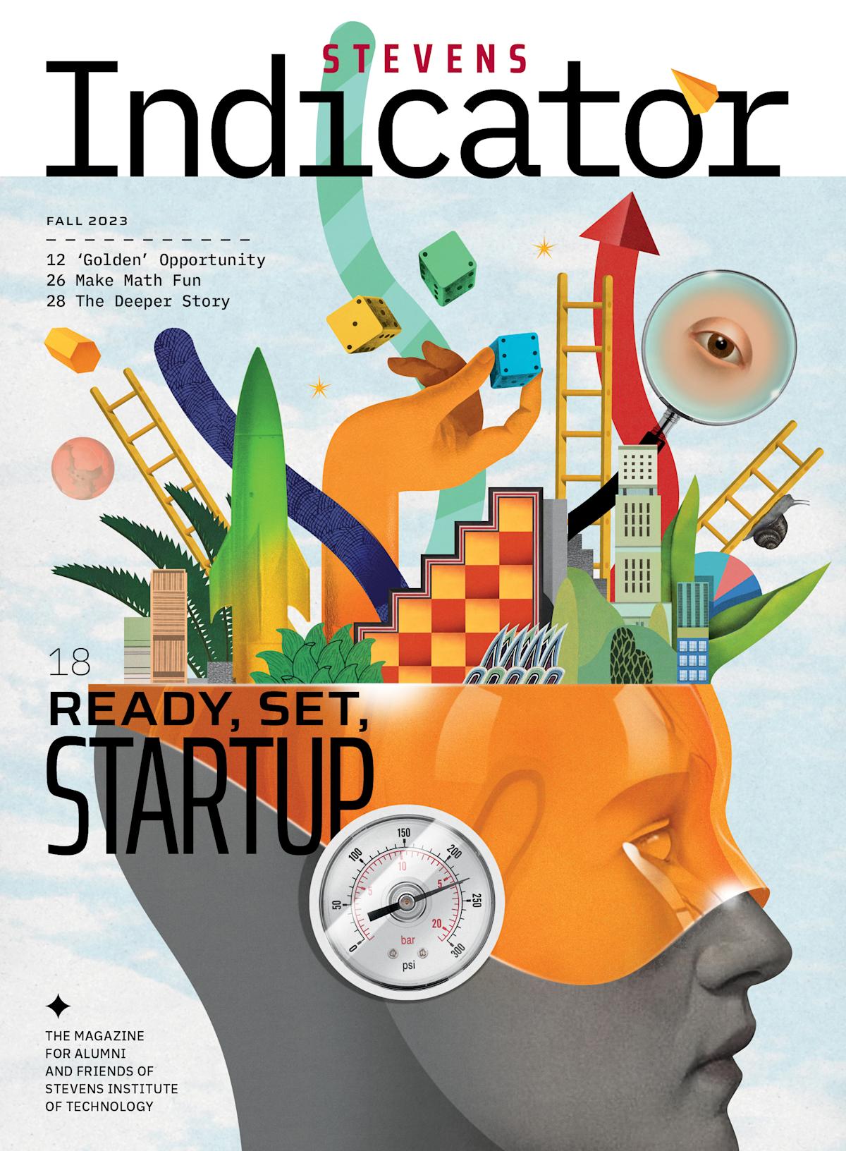 Cover of the Fall 2023 Indicator magazine