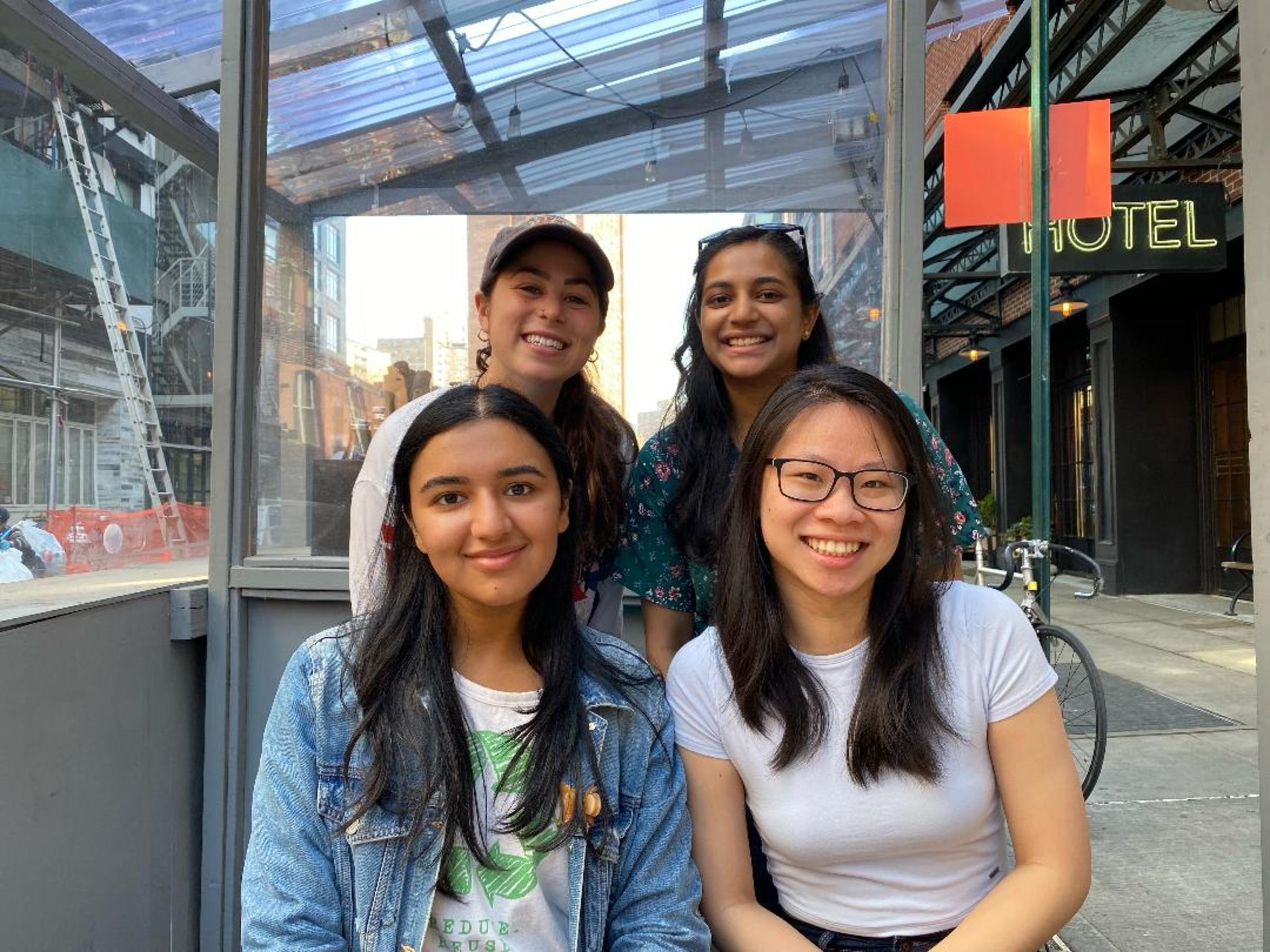 Photo of the “Production of Bioethanol from Bamboo” chemical engineering student team