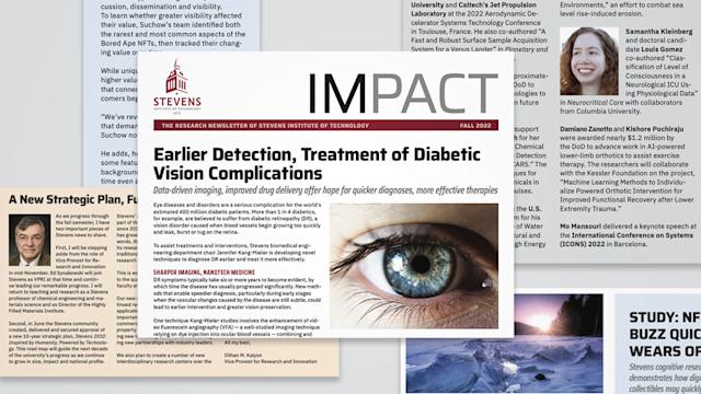 Cover of IMPACT research newsletter