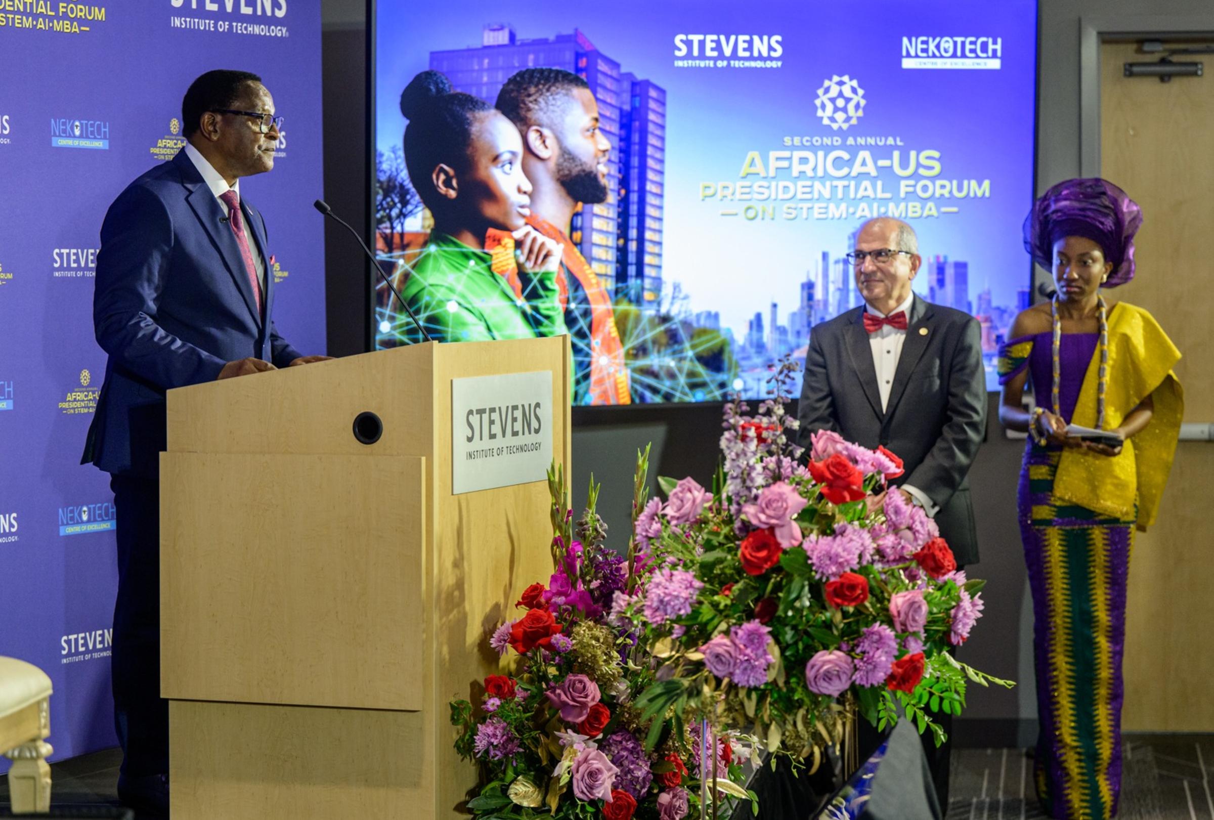 Africa-US Presidential Forum on STEM, AI, MBA - President Lazarus Chakwera of Malawi