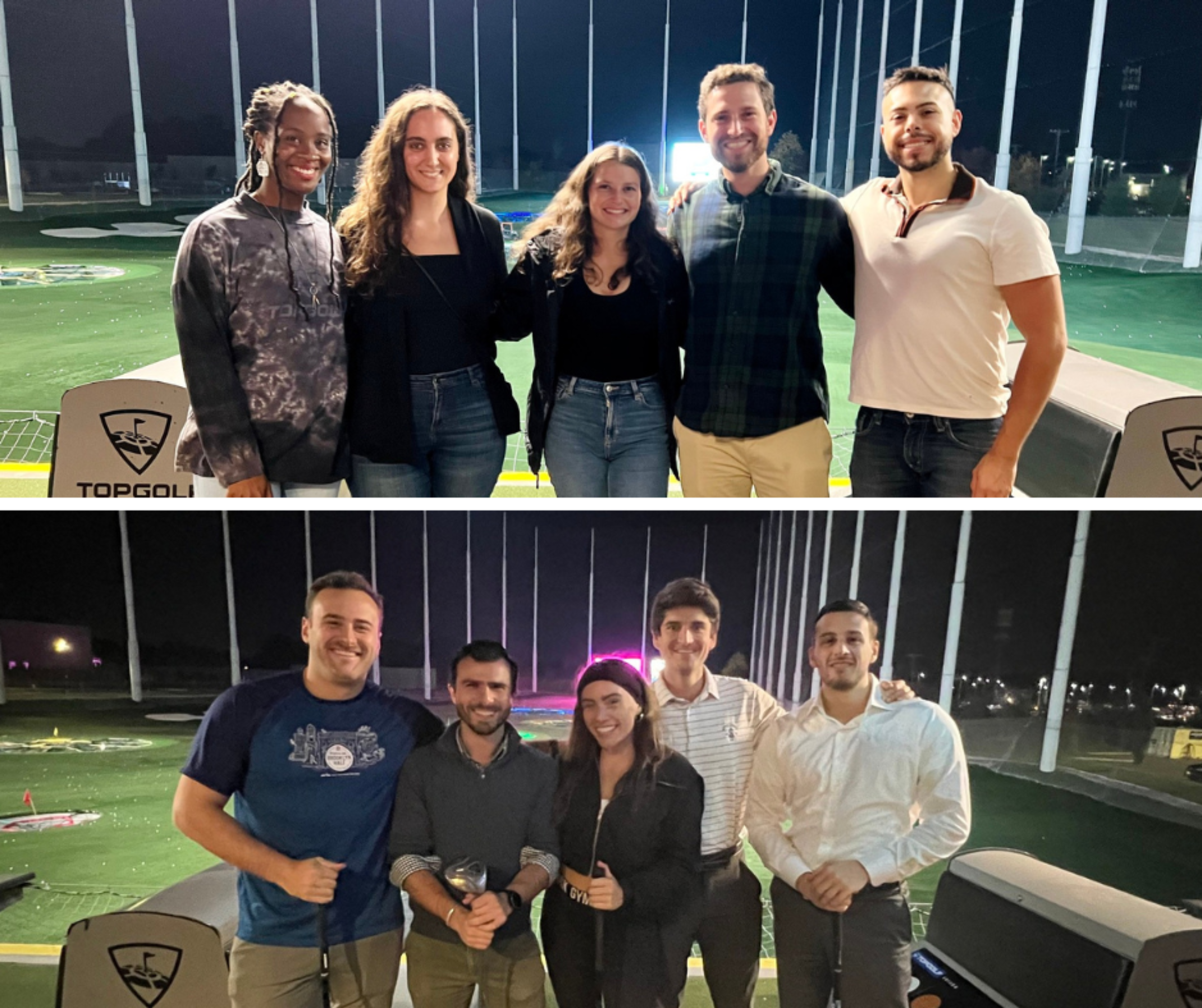 Alumni gather at Top Golf
