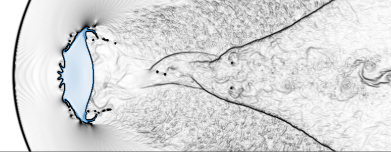 A technical microscopy image related to Jason Rabinovich's work on water droplet story - technical microscopy image