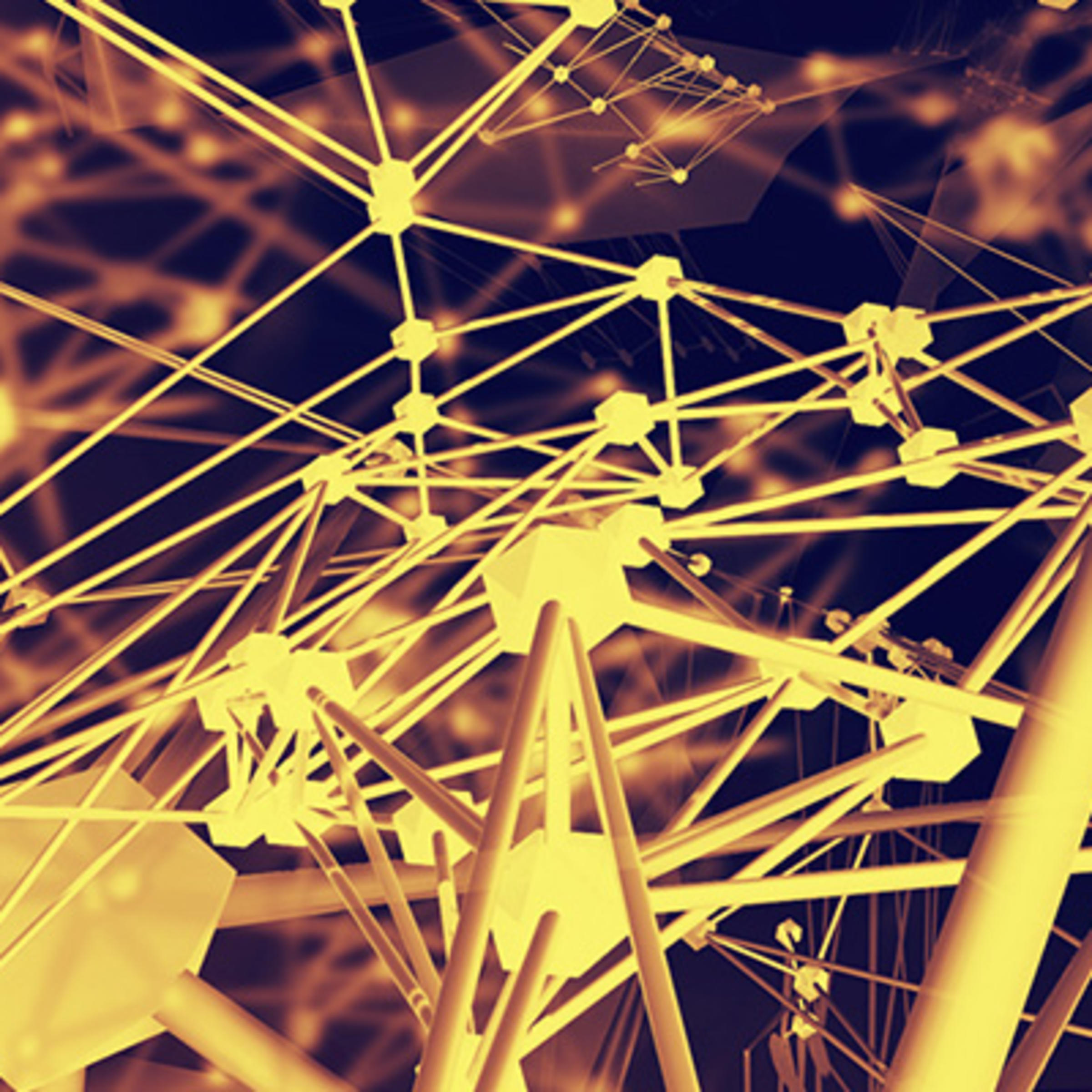 abstract image of materials at a molecular level