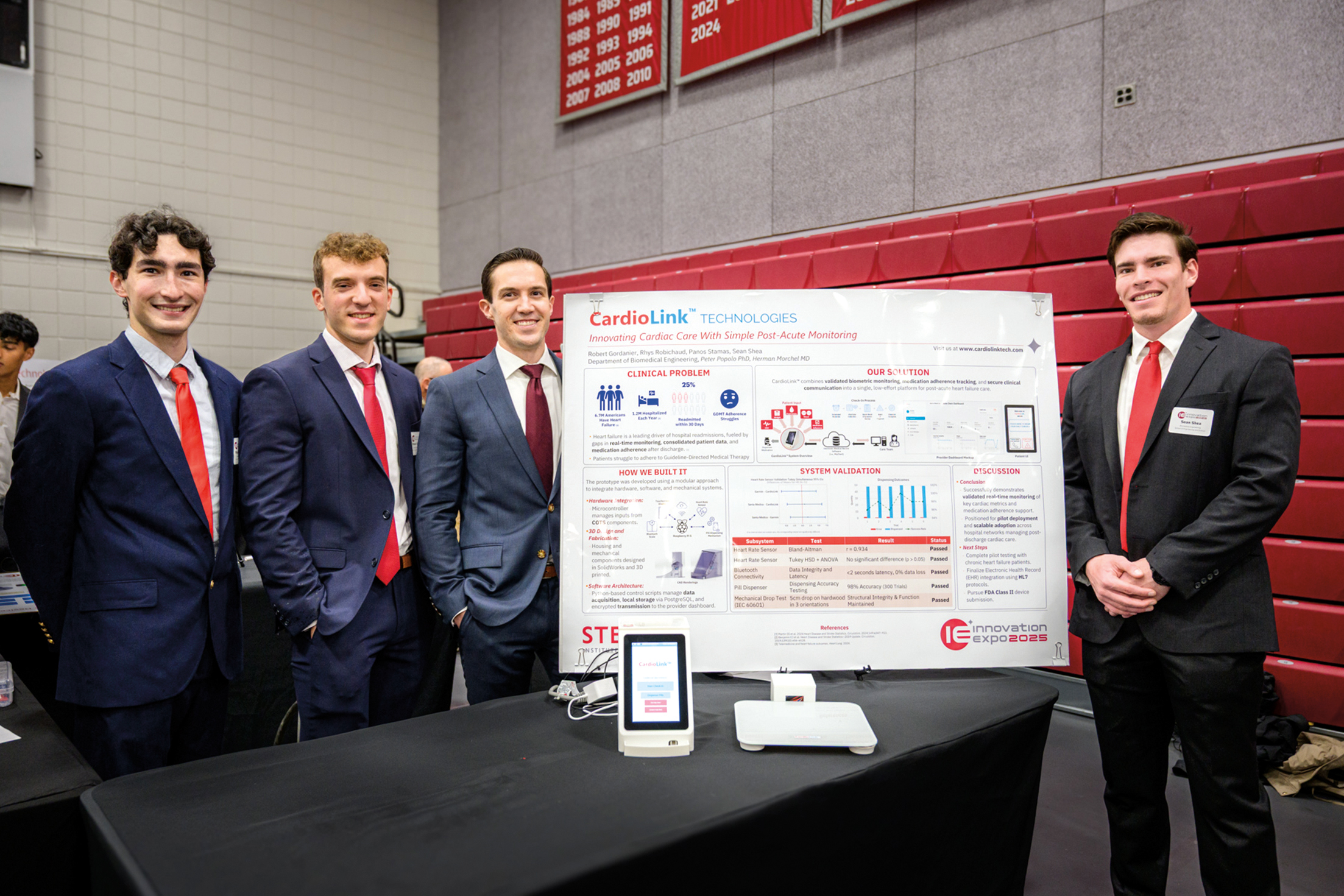 The CardioLink team at Innovation Expo 2025