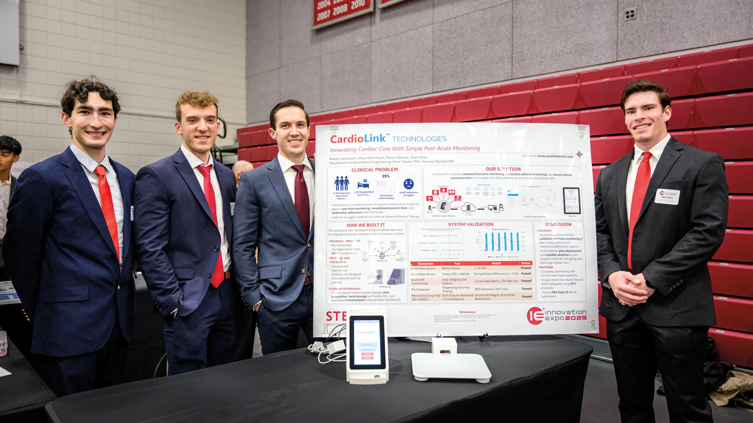 The CardioLink team at Innovation Expo 2025