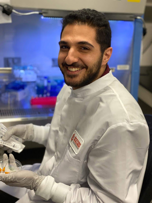 A portrait of Ralf Zgeib, a Ph.D. student in the Mechanical Engineering program