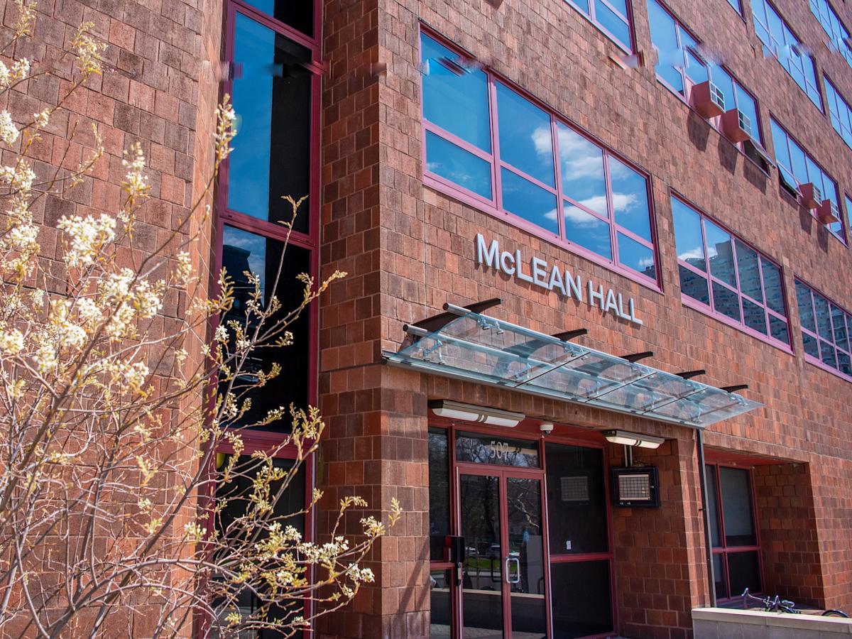 Exterior of McLean Hall.
