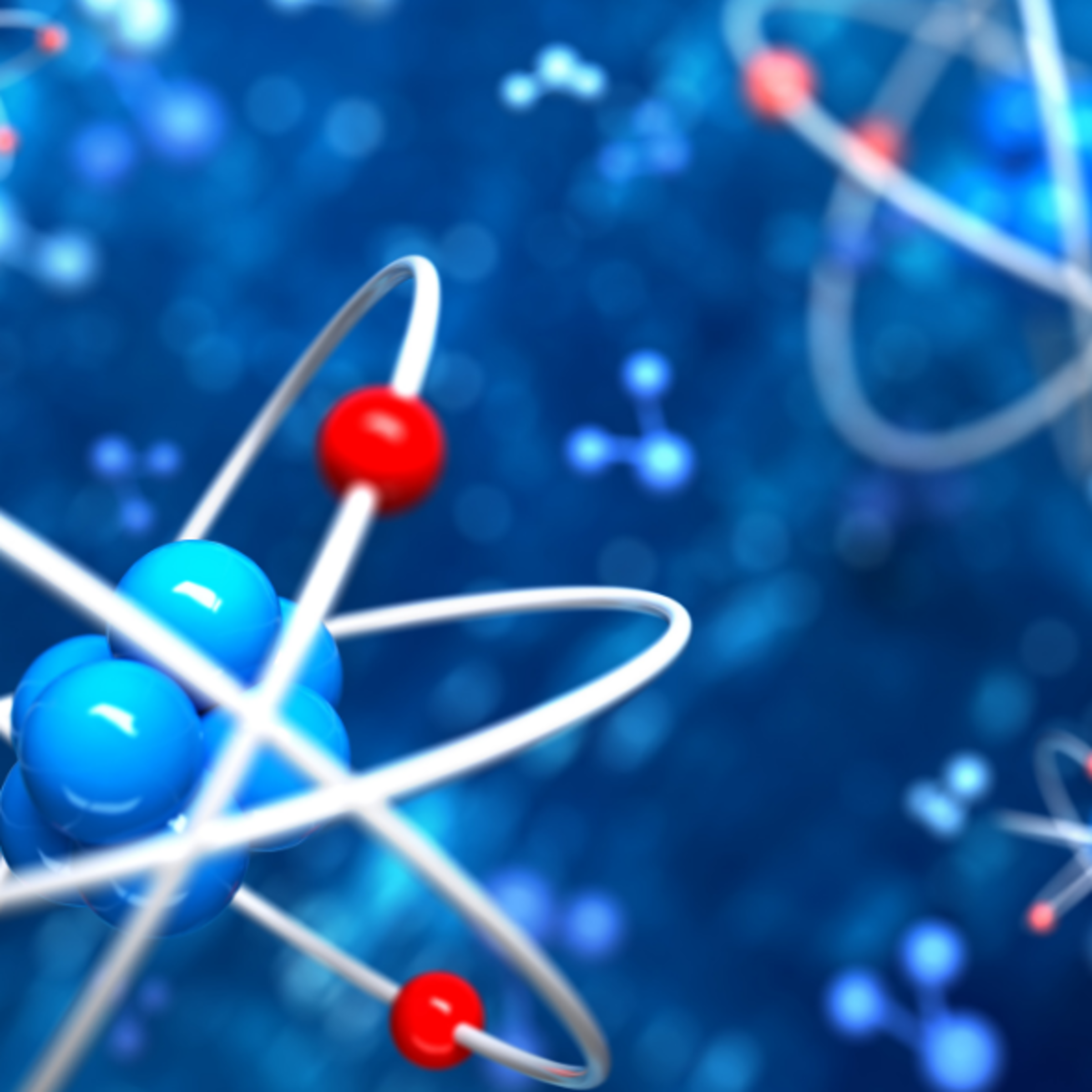 Abstract atom background.