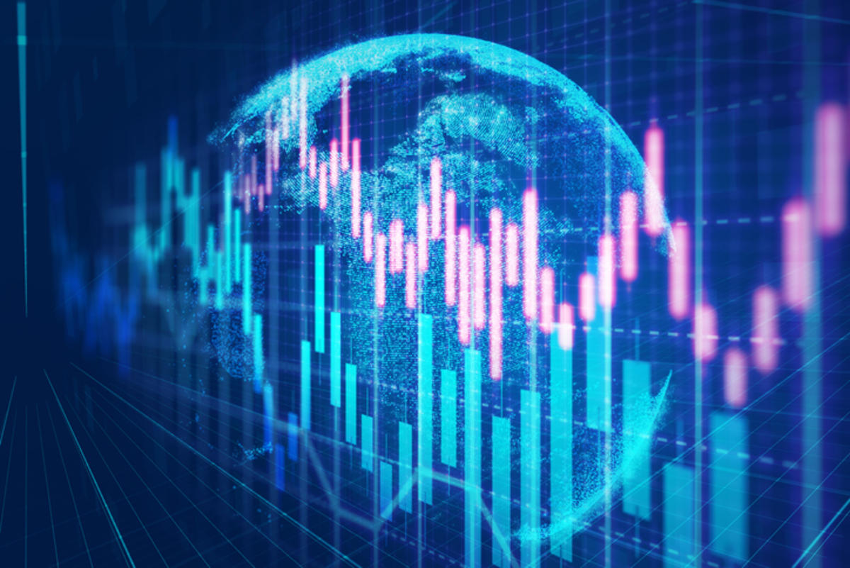 illustration of graphs and world