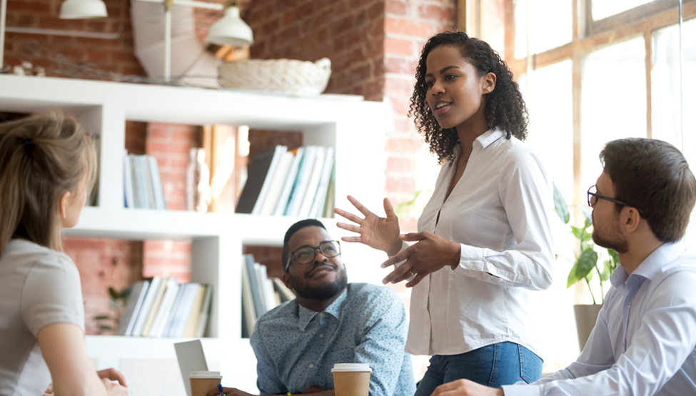 Team has conversation about race in office