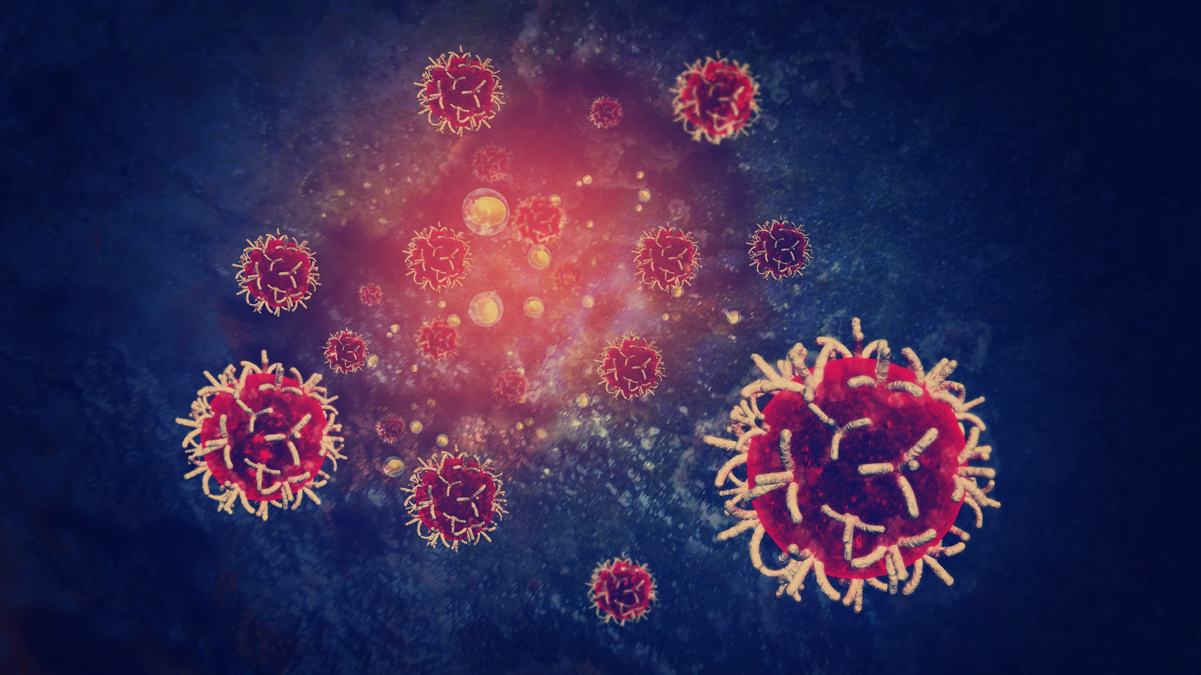 illustration of cancer cells