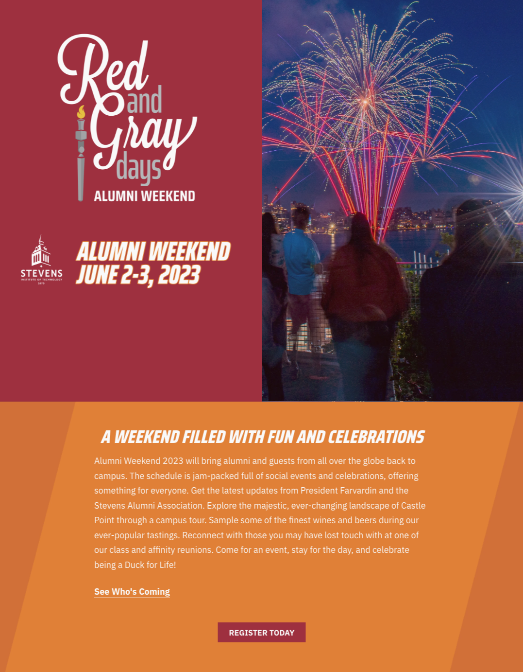 Alumni Weekend Microsite