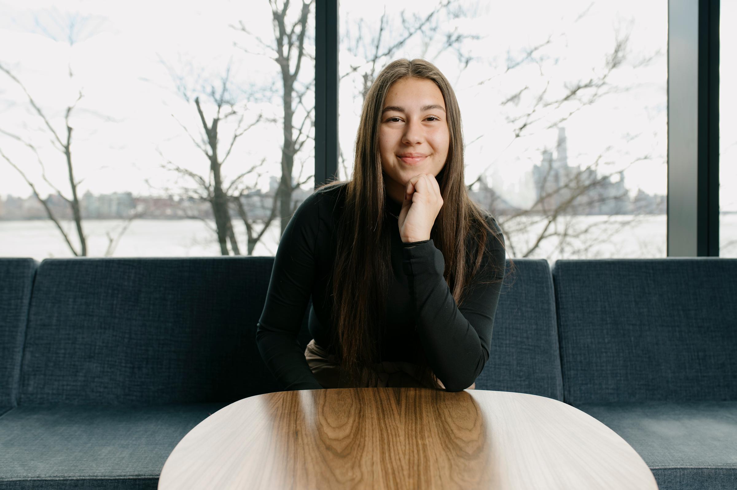 A portrait of Paulina Georgoutsos